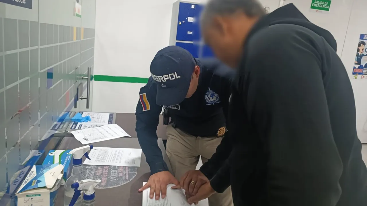 Capo neerlandés capturado en Bogotá.
